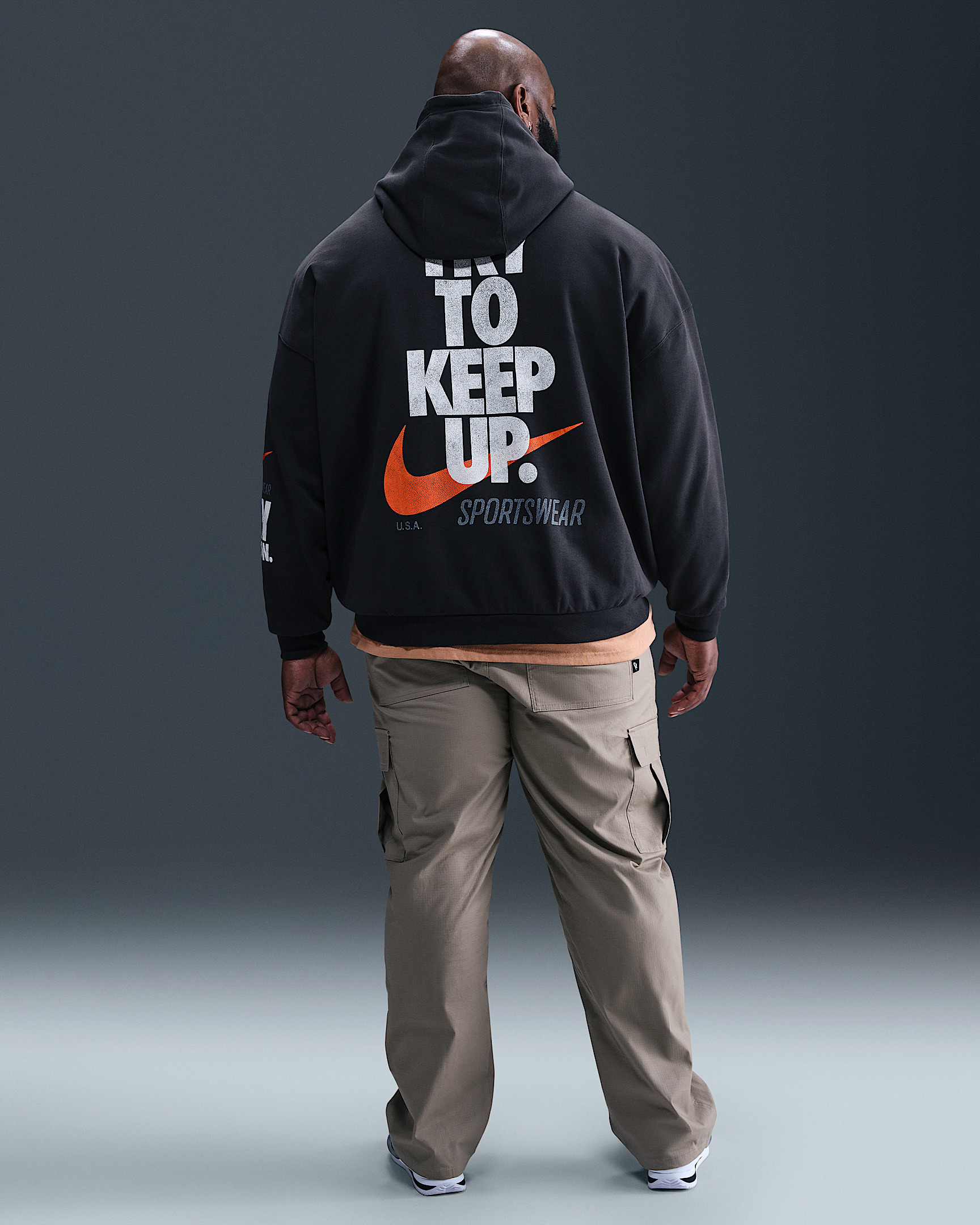 Nike Club Men's Oversized French Terry Pullover Hoodie - 10