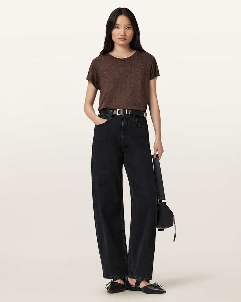 ANNA SHORT SLEEVE SHIMMER T-SHIRT 3