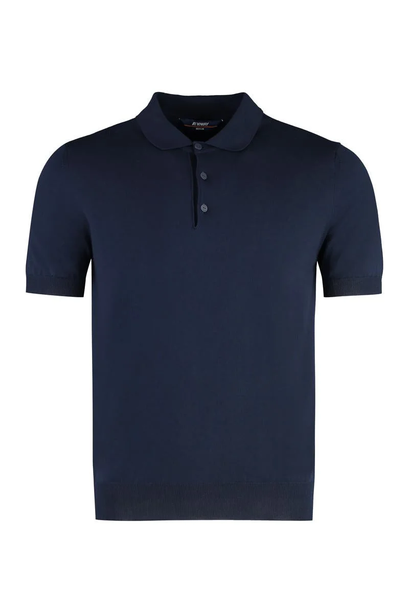 K-Way Pleyne Knitted Cotton Polo Shirt - 1