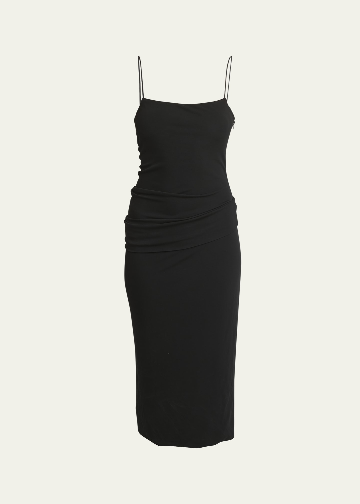 Blaire Draped Jersey Midi Dress - 1