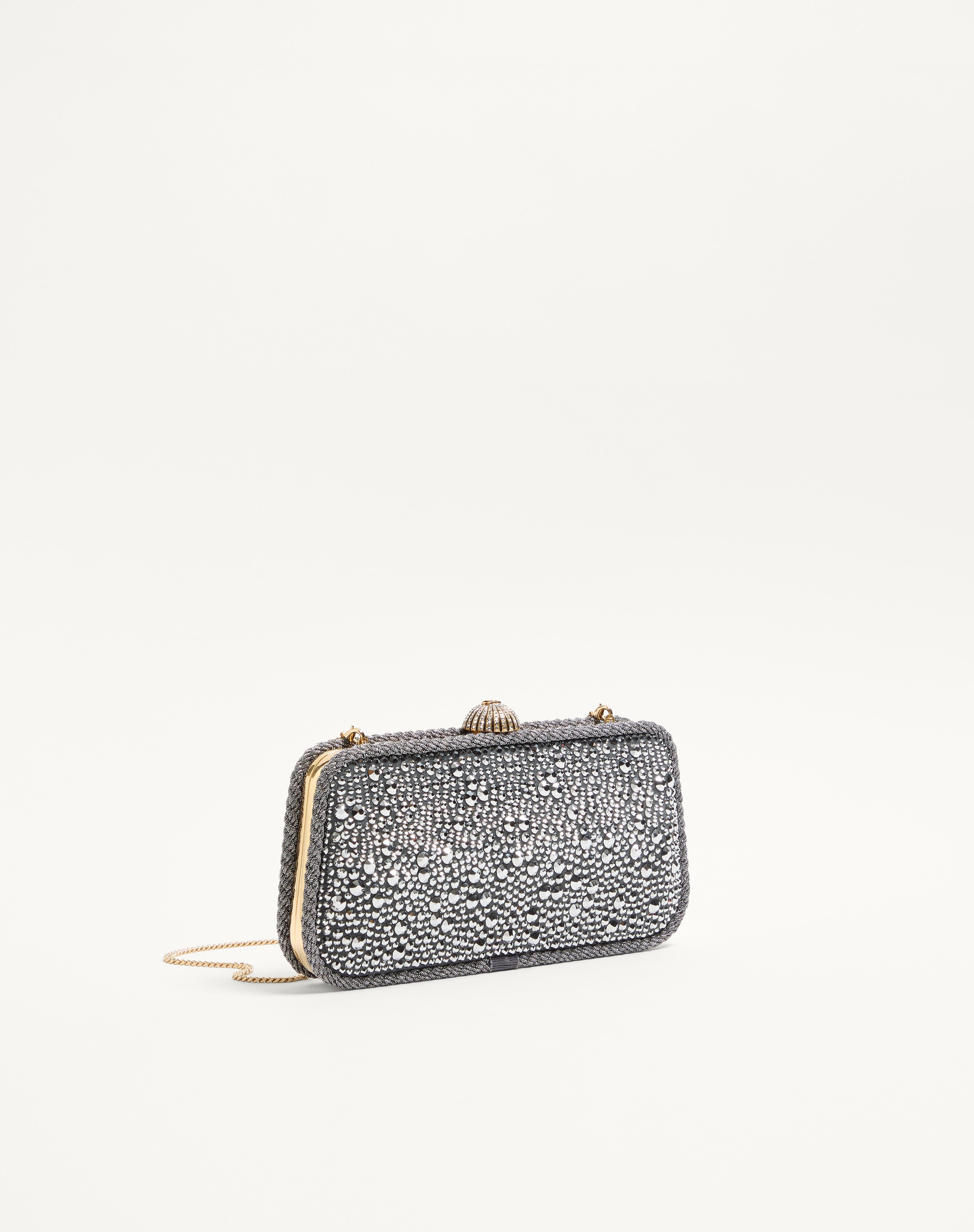 VALENTINO GARAVANI CARRY SECRETS MINAUDIERE WITH RHINESTONES. - 3