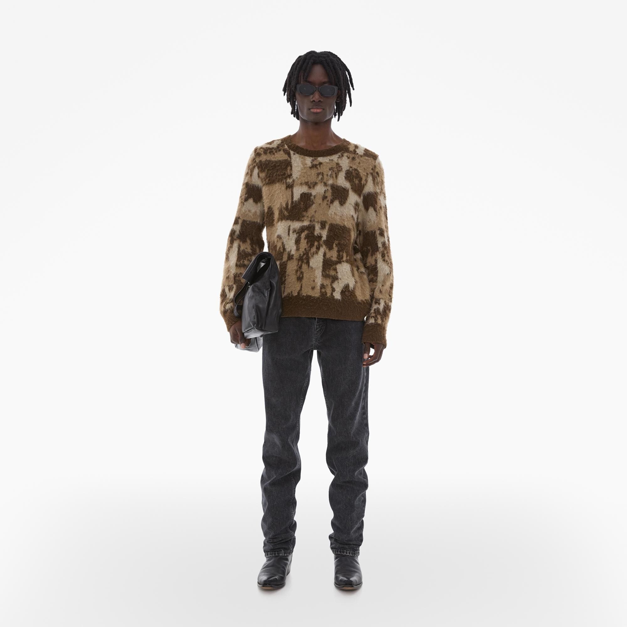JACQUARD CREWNECK SWEATER - 2