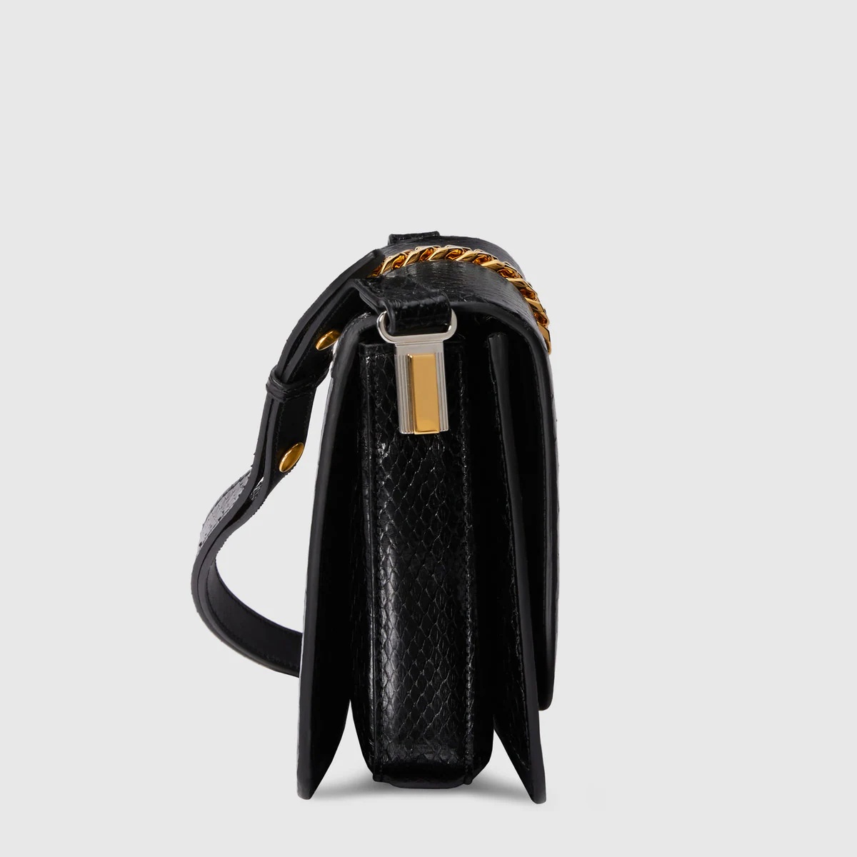 Sylvie 1969 python small shoulder bag - 4