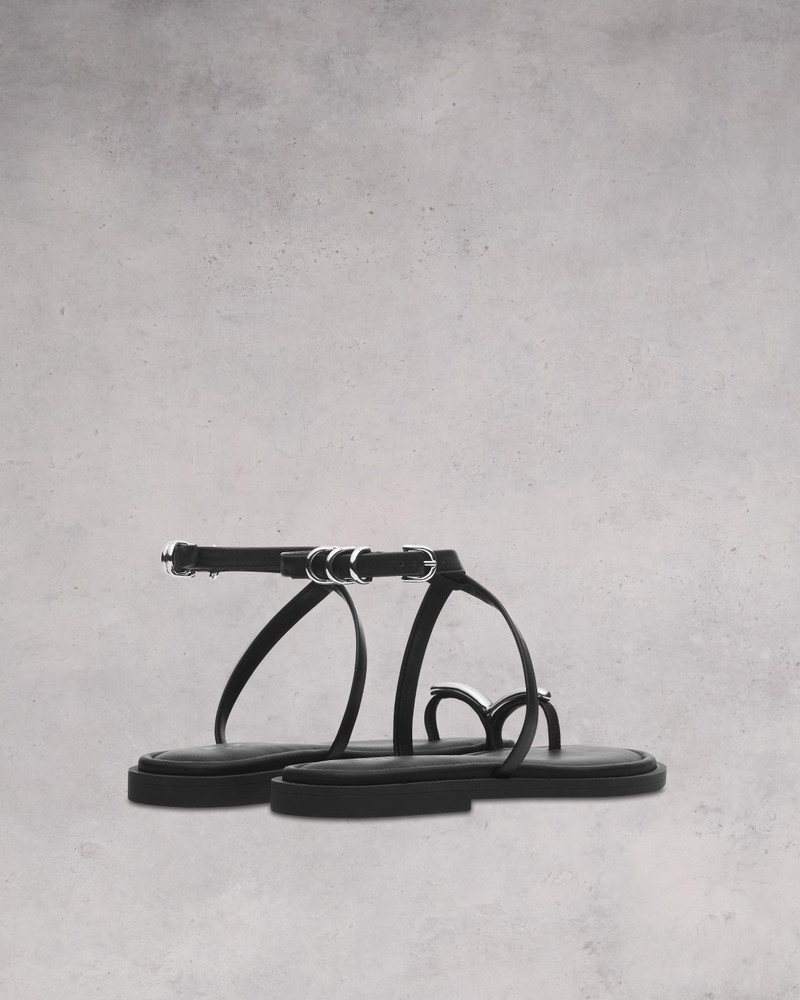 Geo Leather Sandal 3