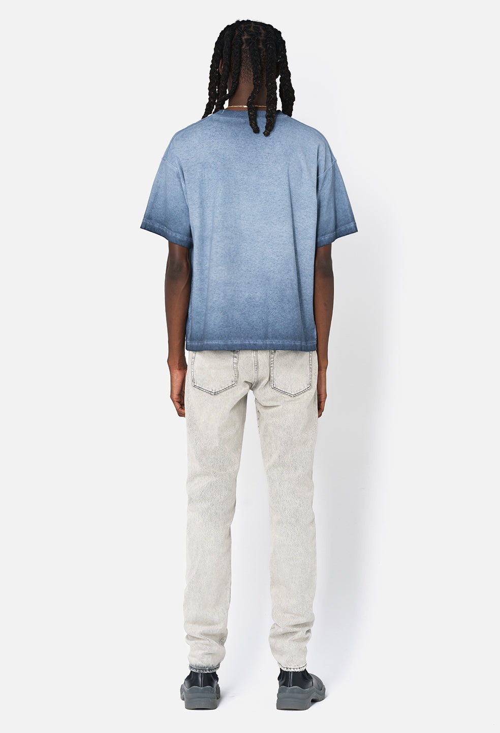 REVERSED CROPPED TEE - 5