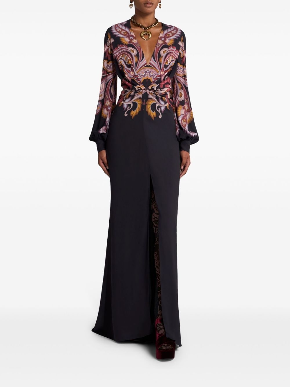 printed dress - 2