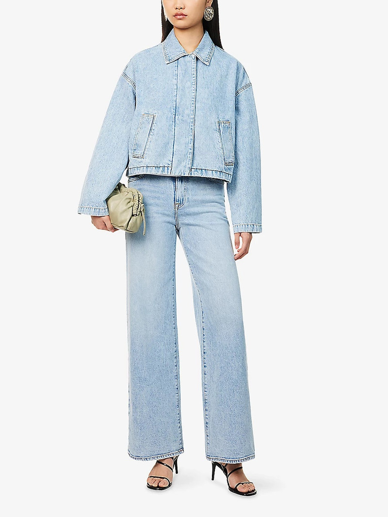 SIMKHAI Regular-Fit Everli Denim Jacket outlook