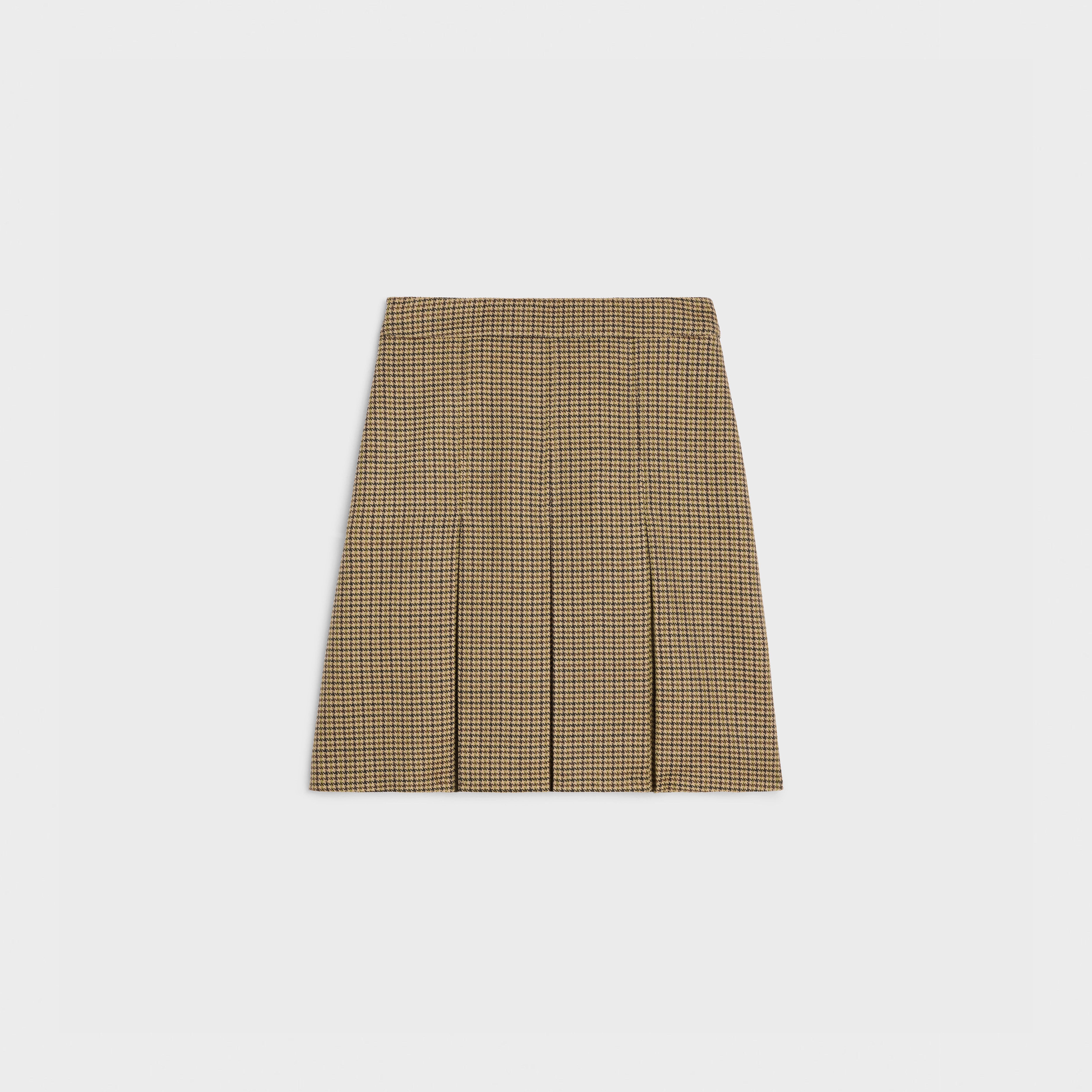 SHORT SKIRT WITH GOURMETTE IN WOOL - 2