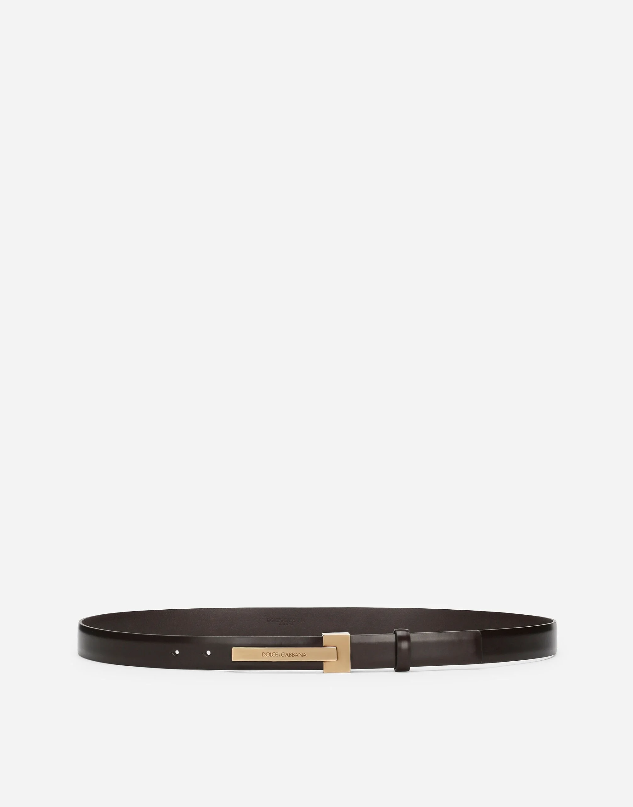 Brushed calfskin belt - 1