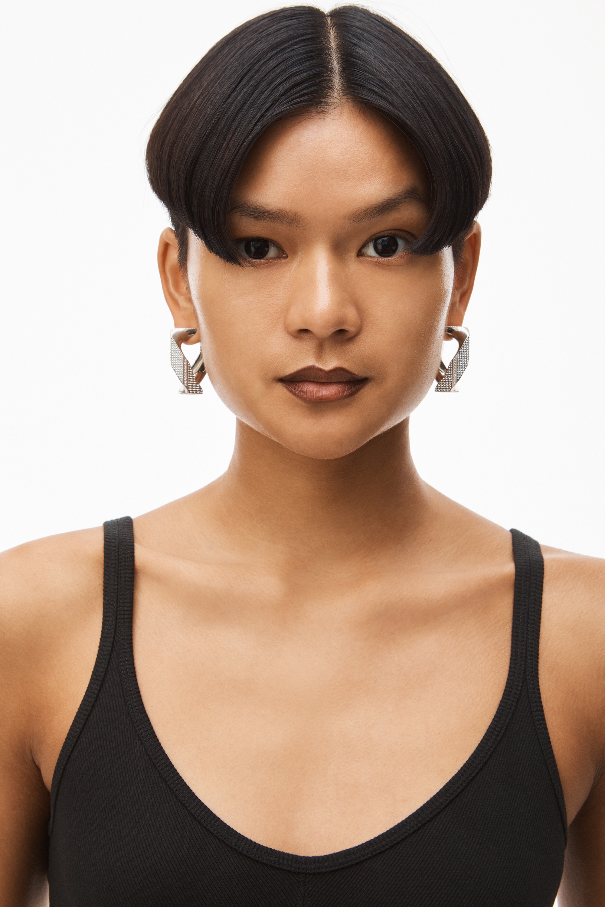 LOGO ELASTIC BRA IN RIBBED JERSEY - 3