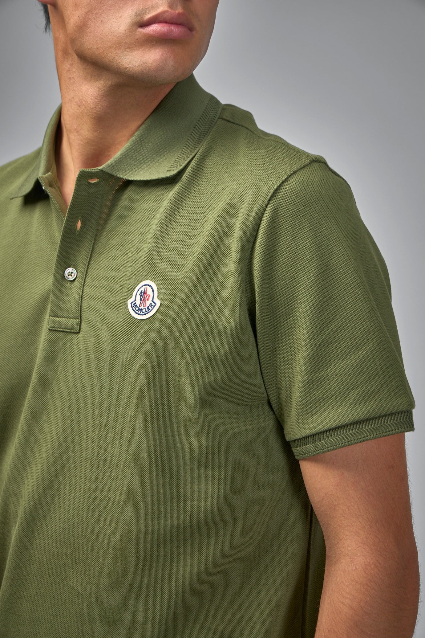 Embroidered Logo Cotton Piquet Polo Shirt - 4