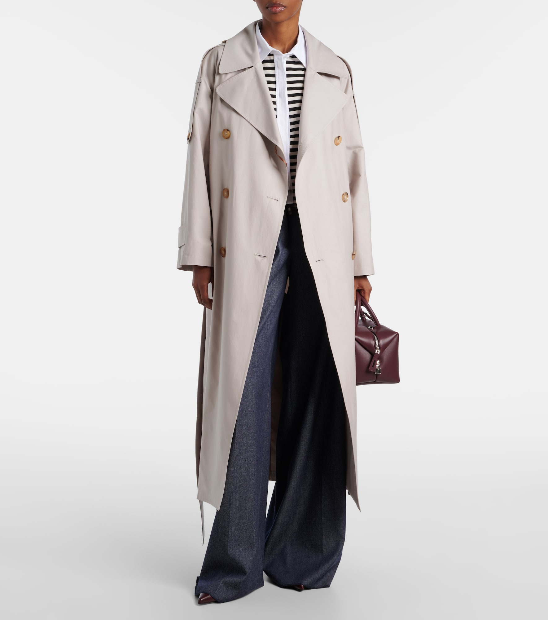 Felipe cotton-blend twill trench coat - 2