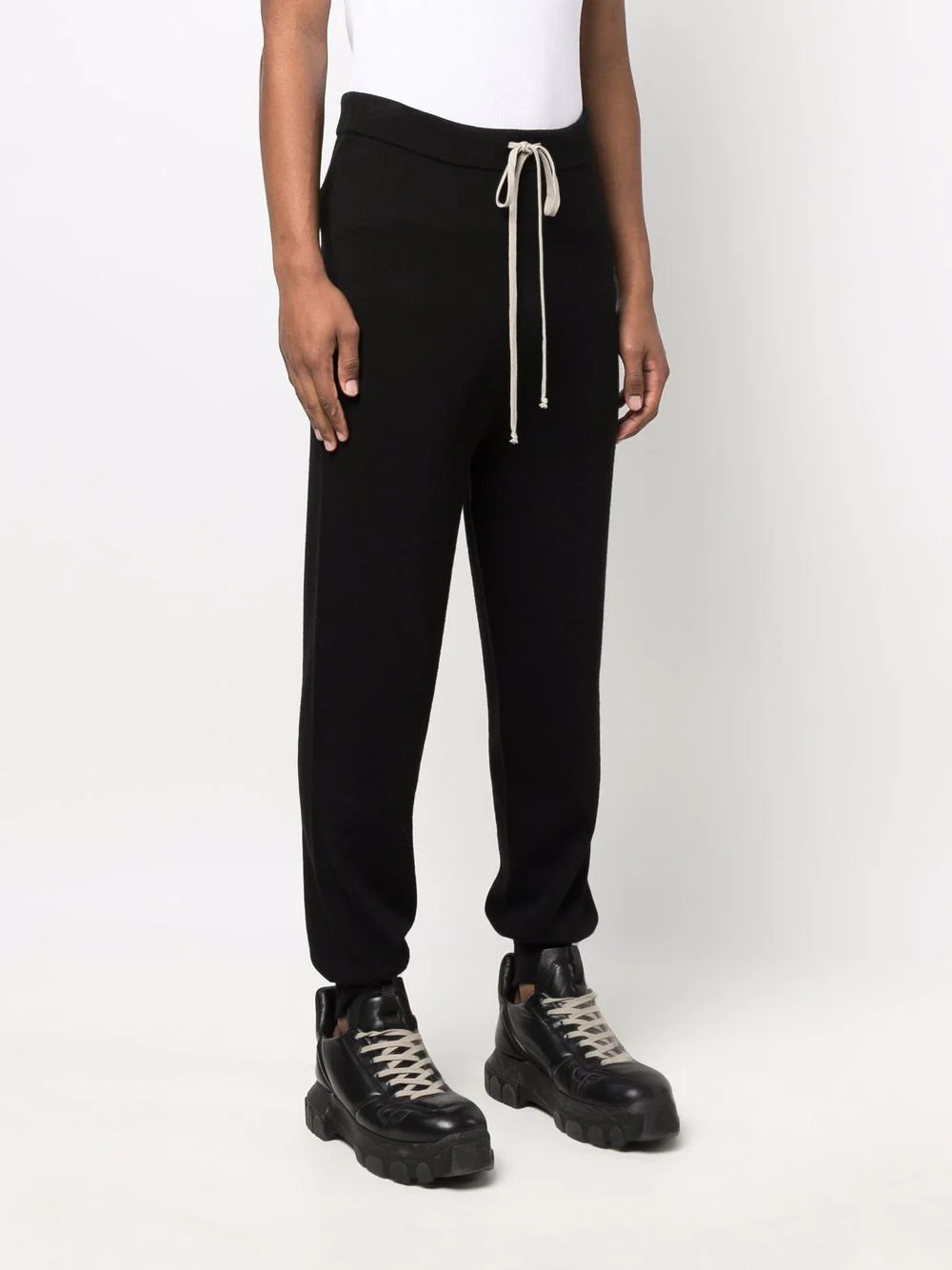 drawstring-waist trackpants - 3