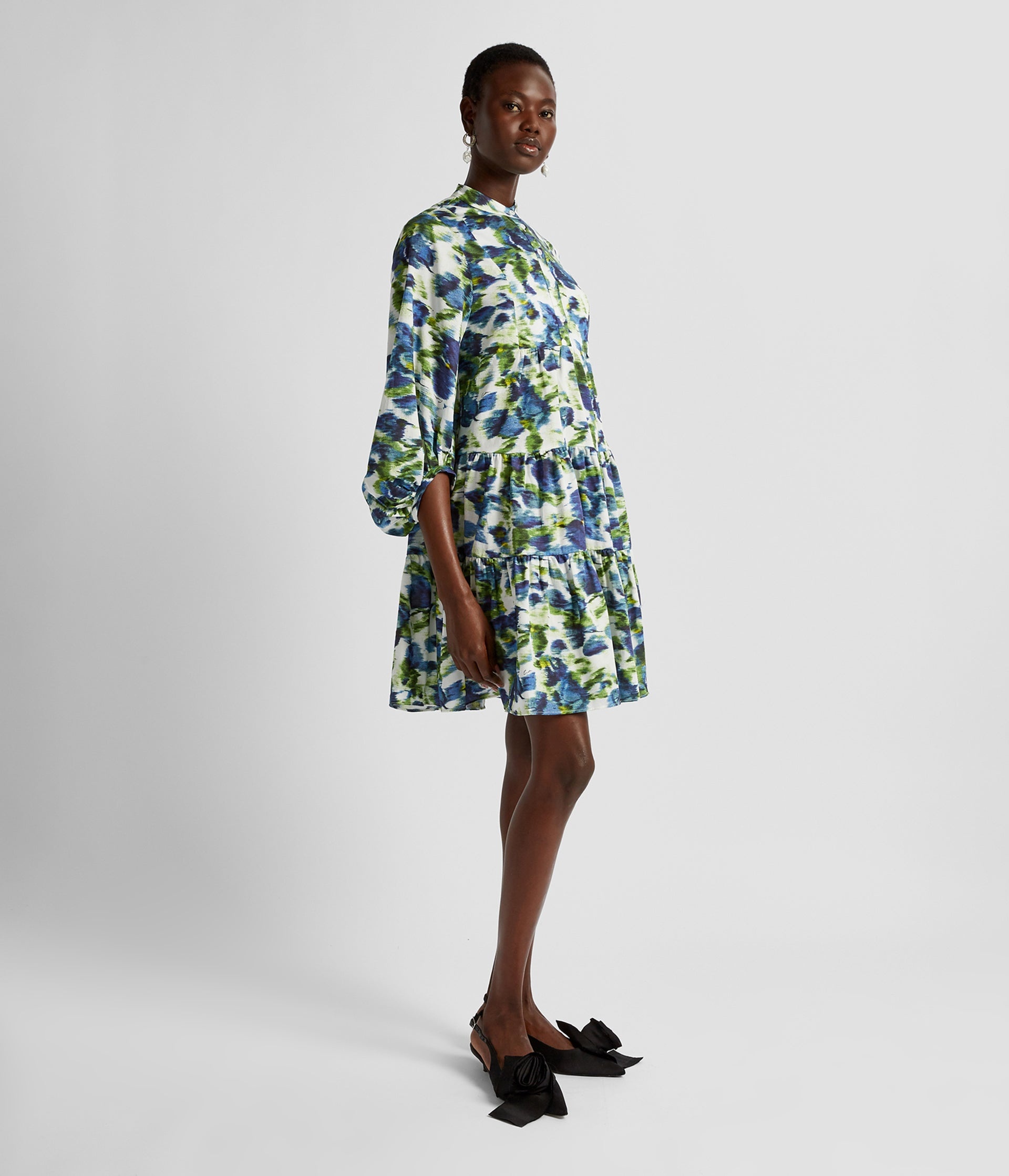 SHORT SLEEVE MINI DRESS - 4