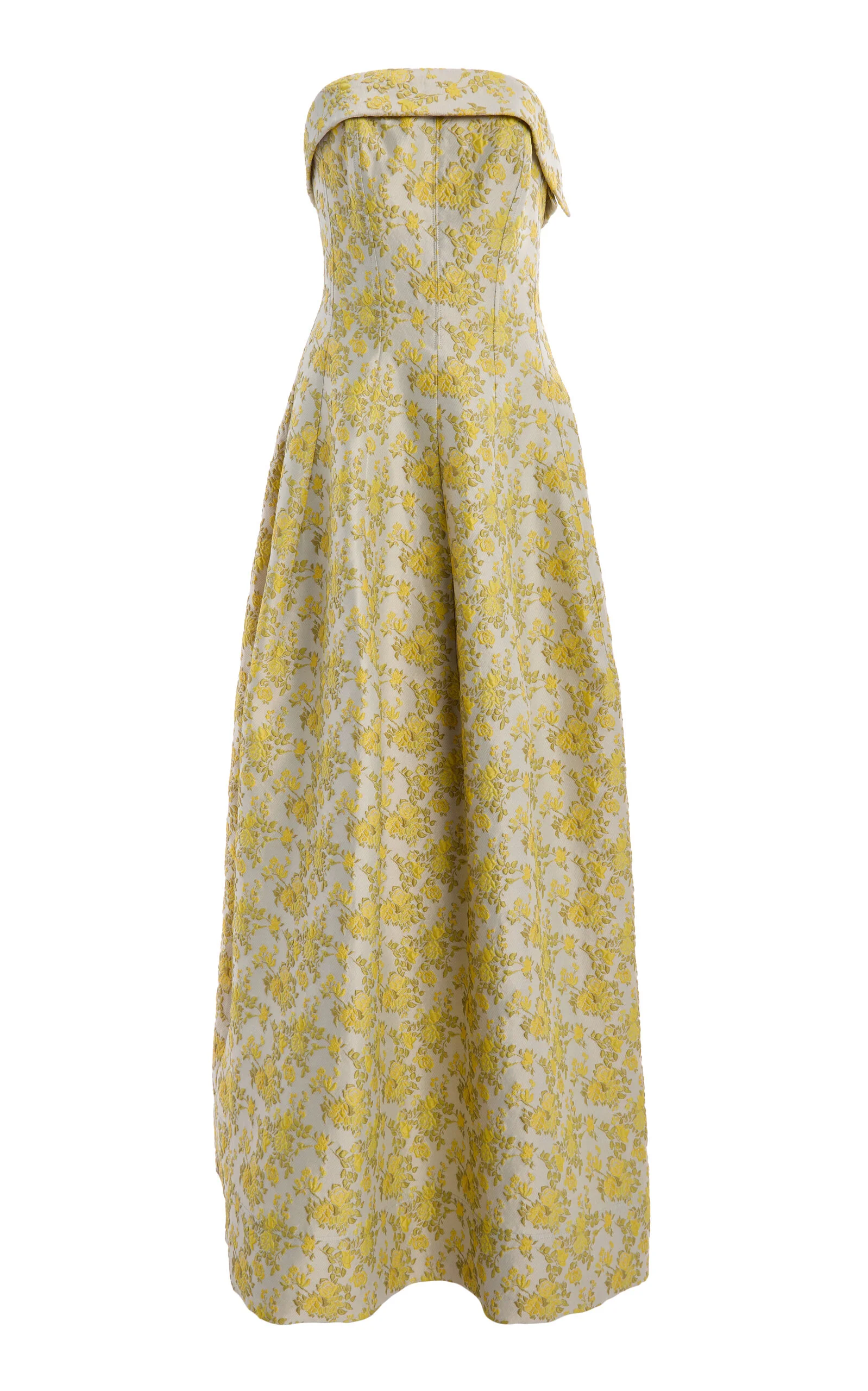 Octavia Strapless Gown yellow - 1