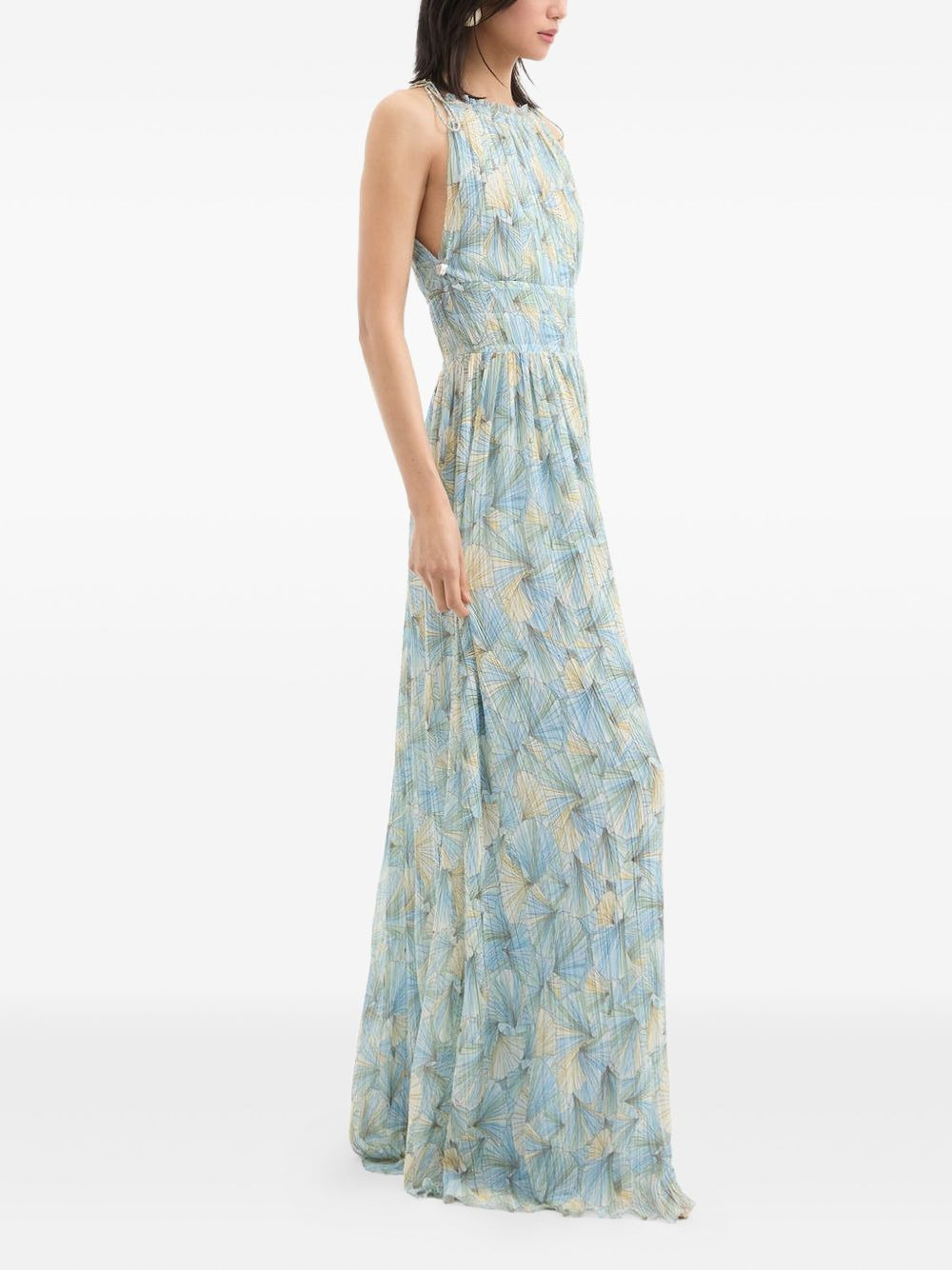 floral-pattern maxi dress - 3