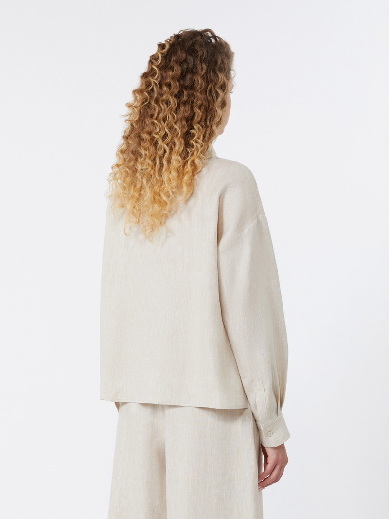 CAPO Linen canvas jacket - ECRU 4