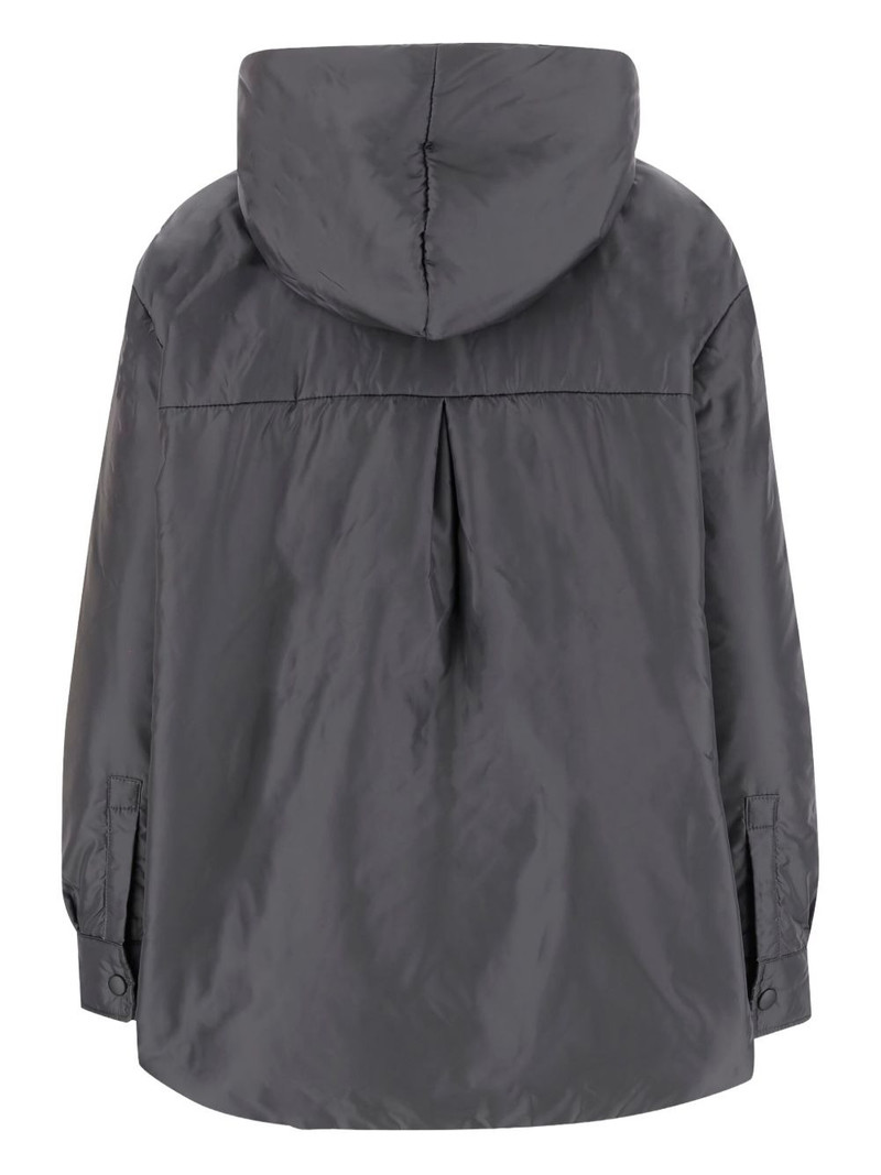 Aspesi hooded button-fastening jacket outlook
