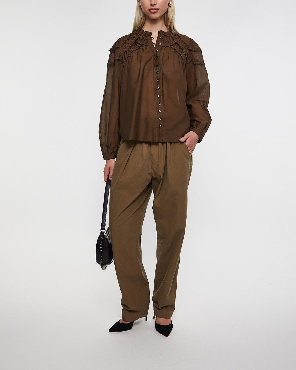 Blouse Christa Dark green - 3