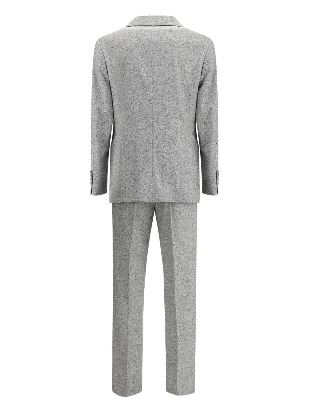 Wool blend double-breasted suit - 2