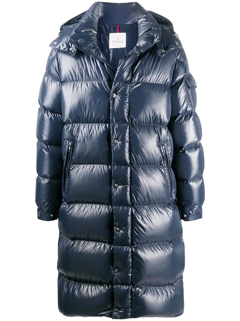 hooded padded coat - 1