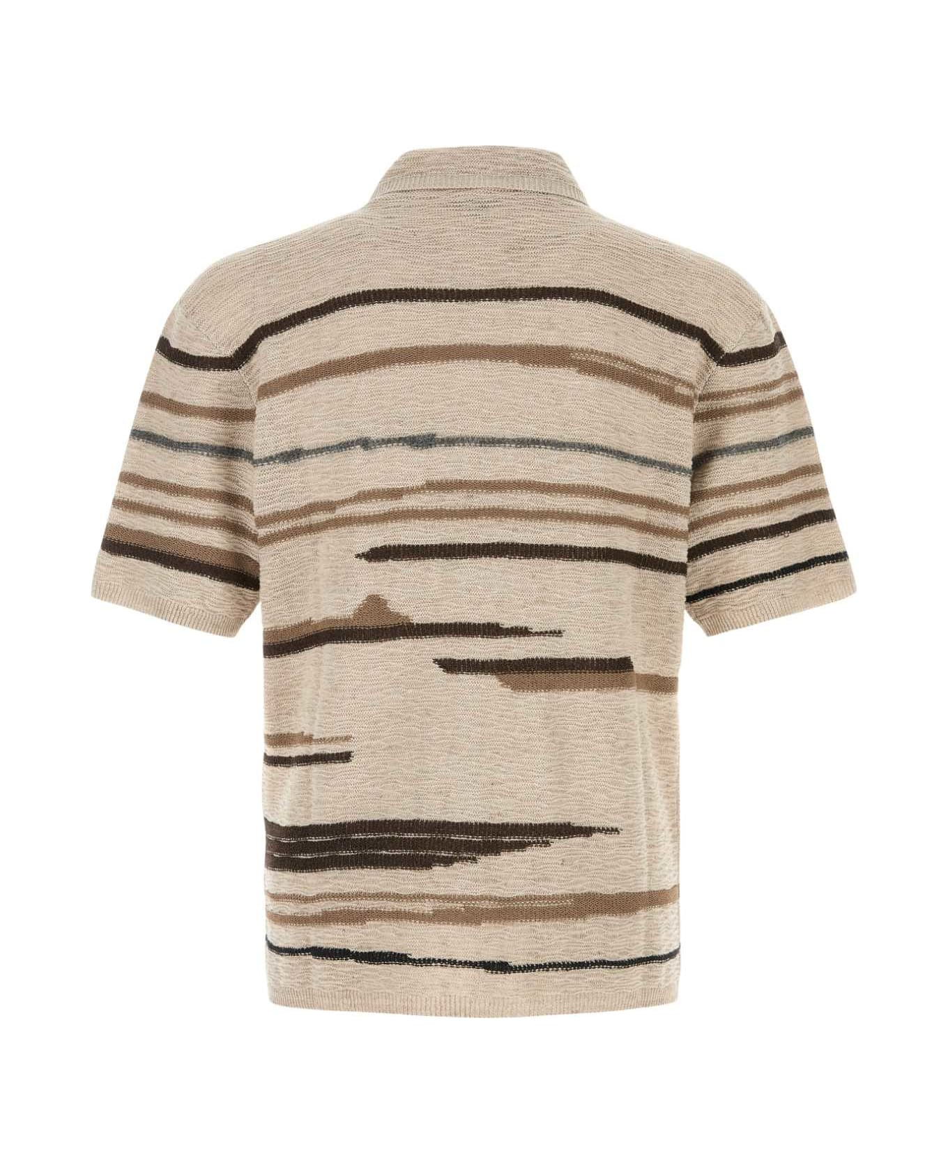 Embroidered Cotton Blend Polo Shirt - 2