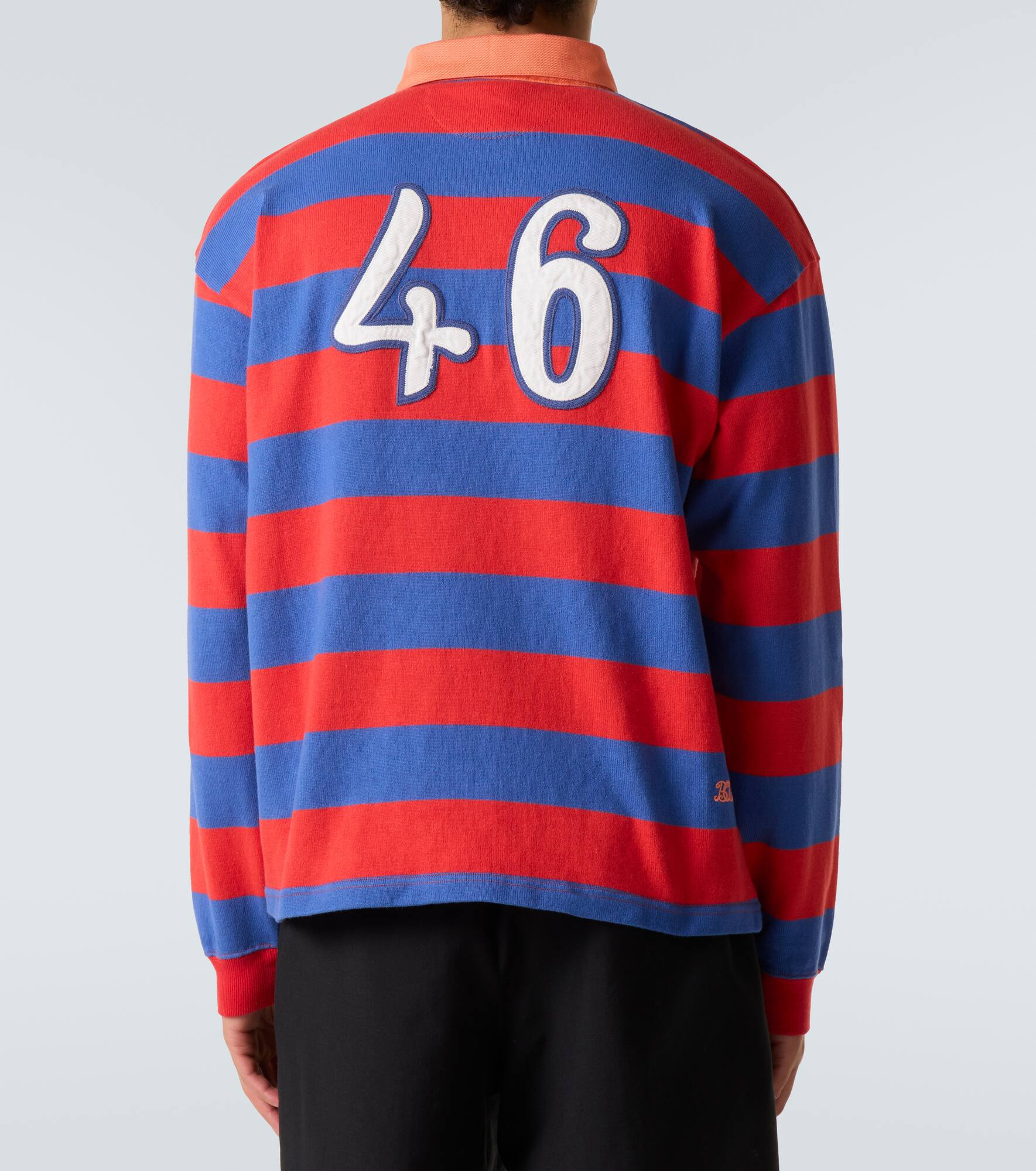 Striped cotton polo shirt - 4