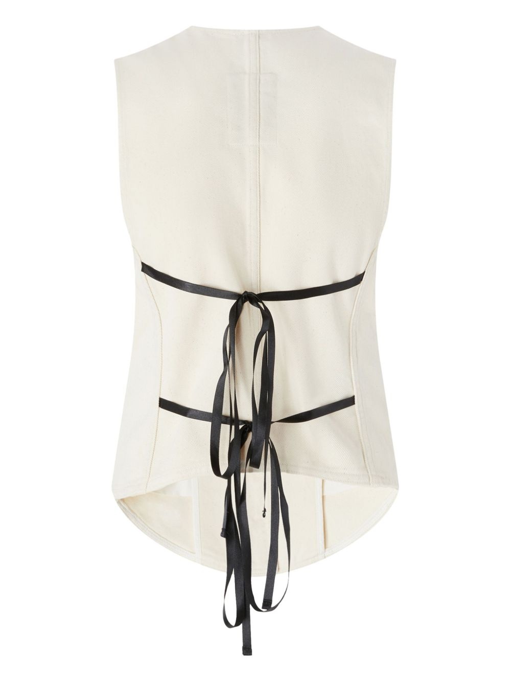 tie-detail waistcoat - 2