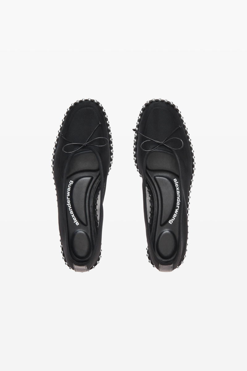 Lina Ballchain Flat in Mesh 5