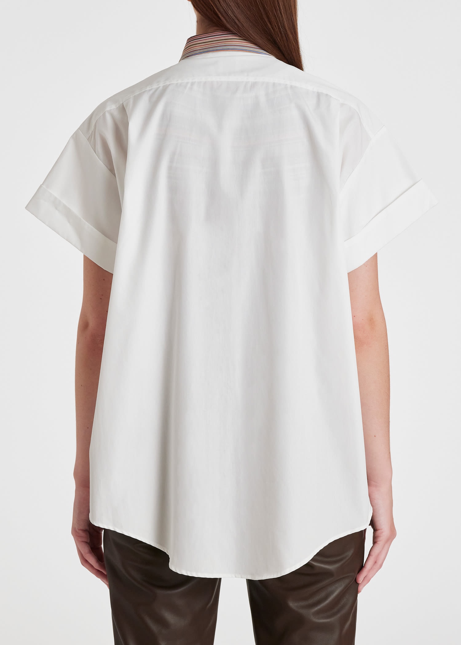 'Signature Stripe' Short-Sleeve Shirt - 7