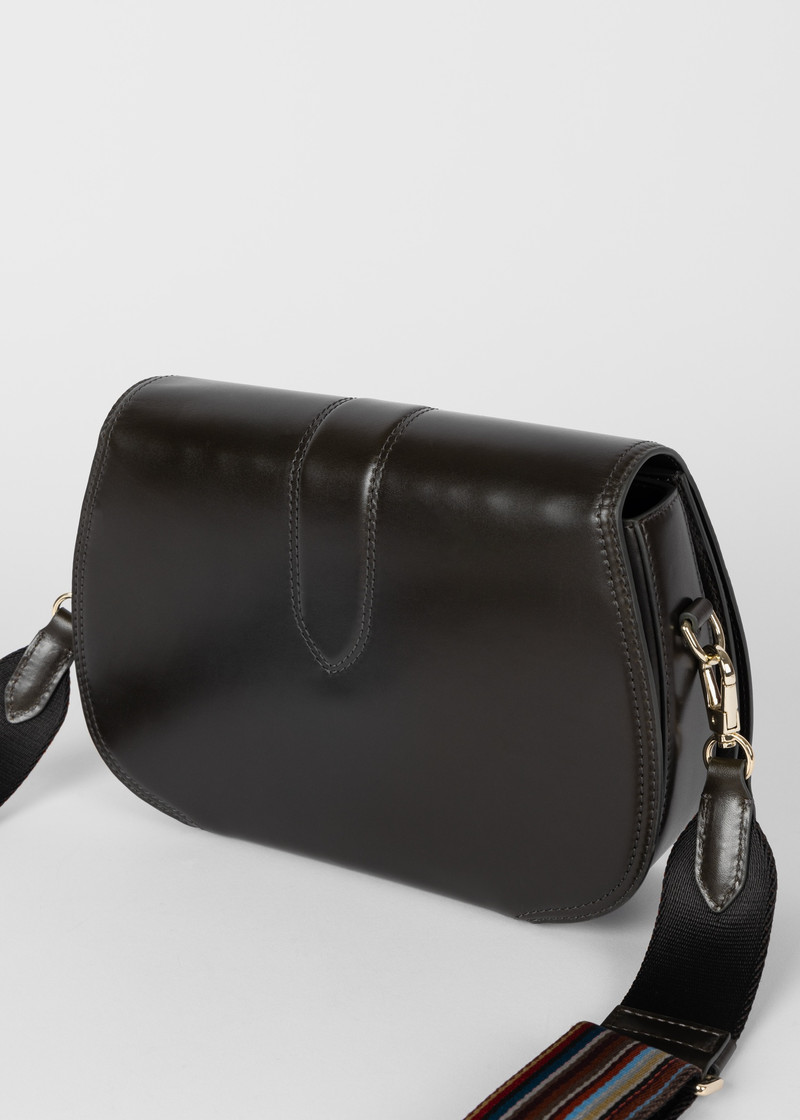 Women's Dark Green Leather Satchel Bag 5