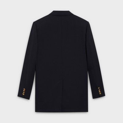 CELINE 'tournon' jacket in diagonal wool outlook