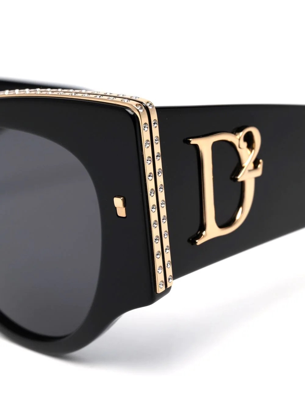 Hype logo-plaque sunglasses - 3