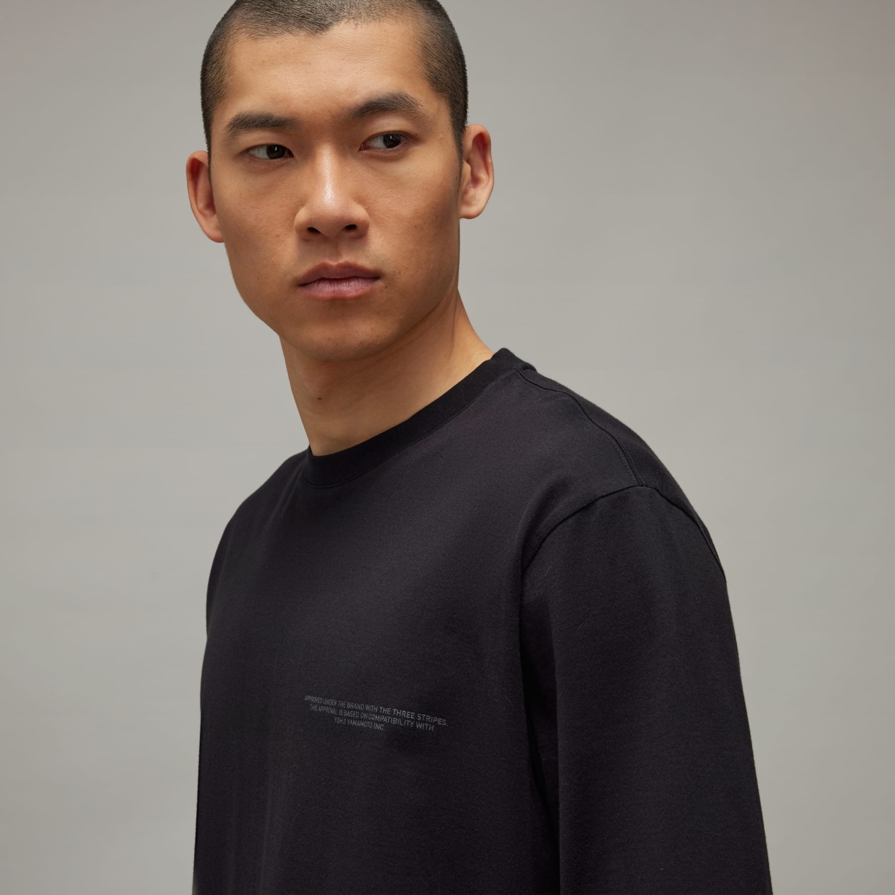 Y-3 Logo Long Sleeve Tee - 7