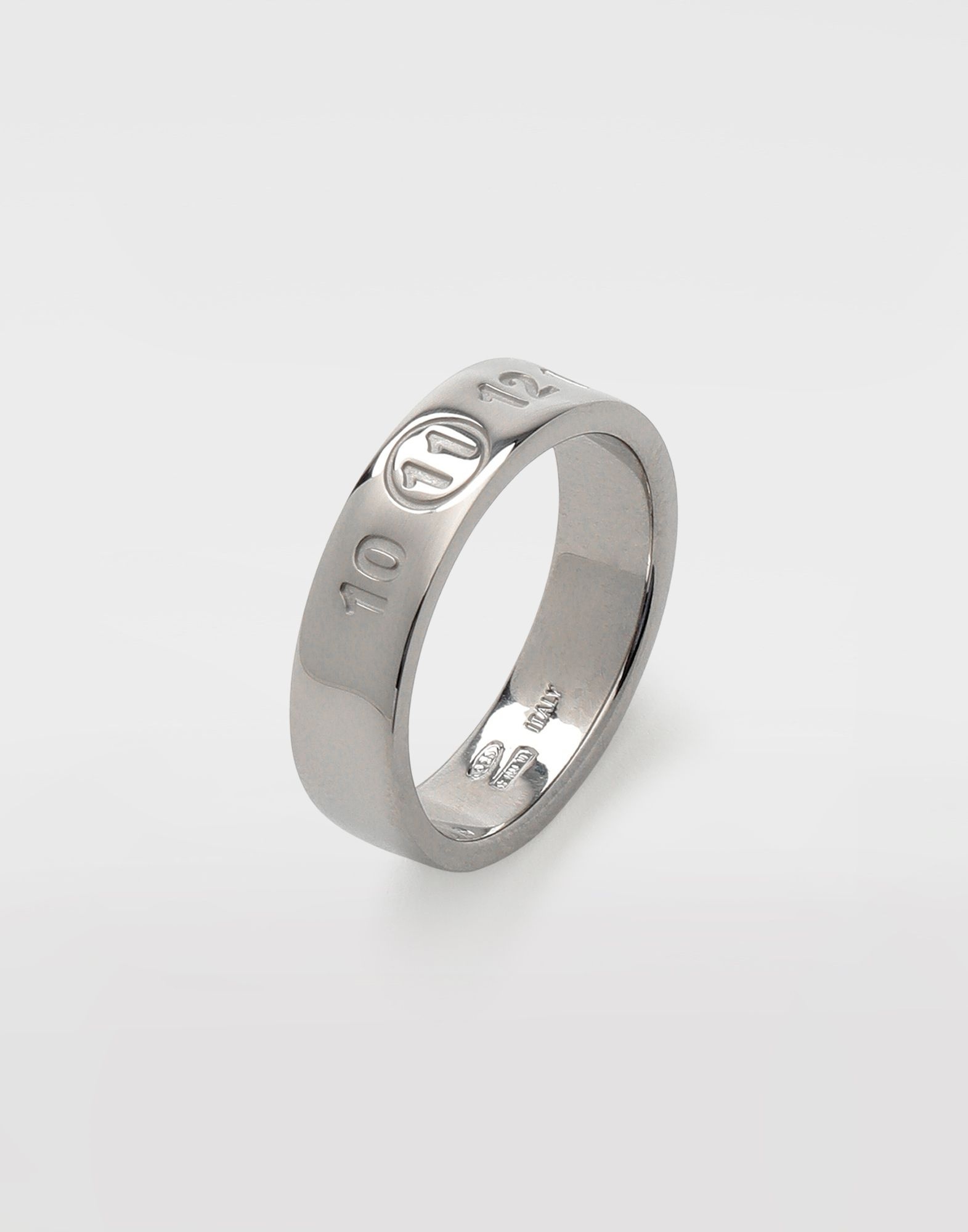 Engraved silver logo ring - 3