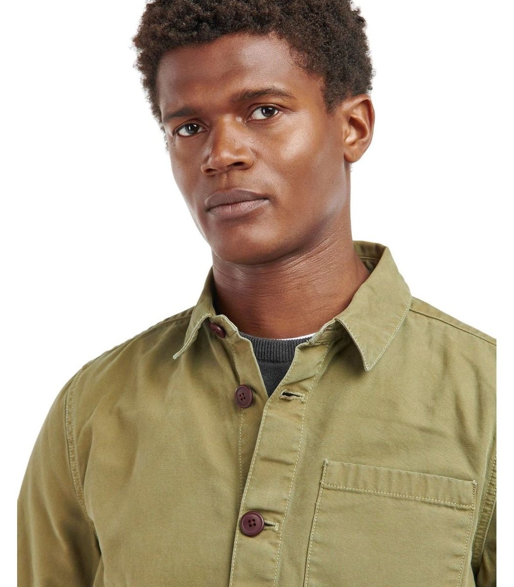 Barbour Green Cotton Shirt - 7