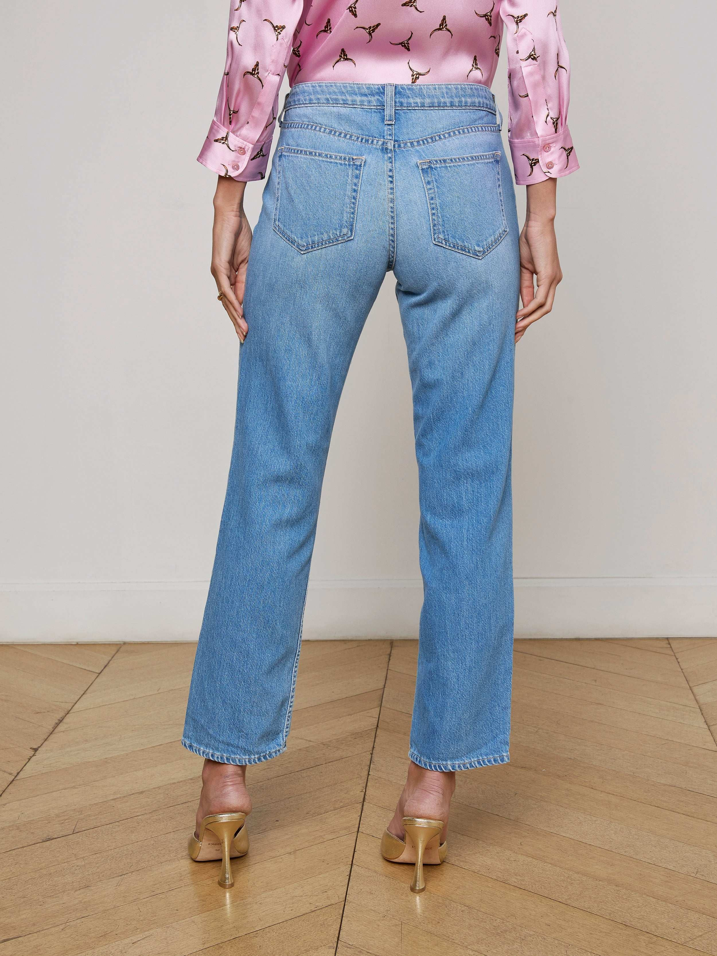 Nevia Slouchy Straight-Leg Jean - 6