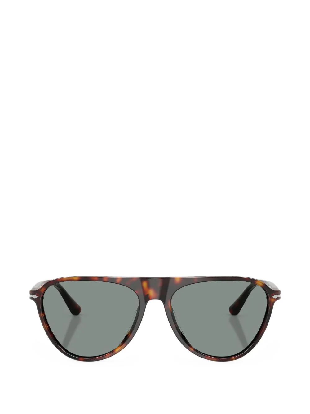 tortoiseshell-effect pilot-frame sunglasses - 1