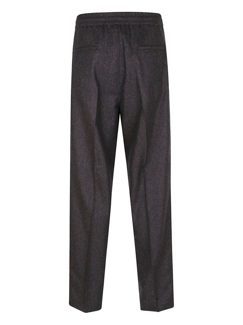 Brunello Cucinelli pleated drawstring trousers outlook