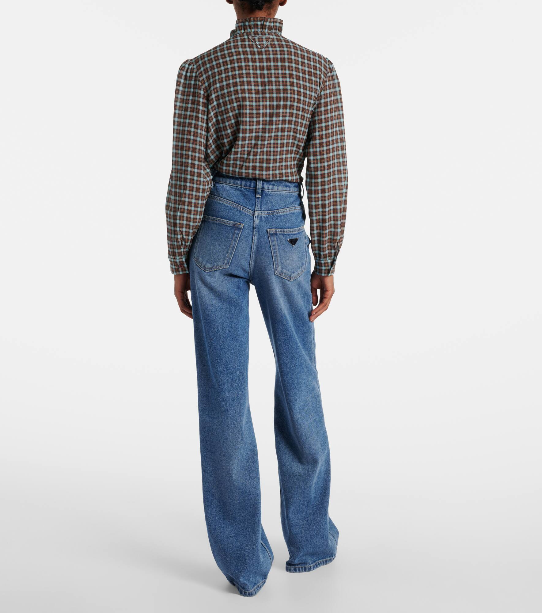 High-rise wide-leg jeans - 3