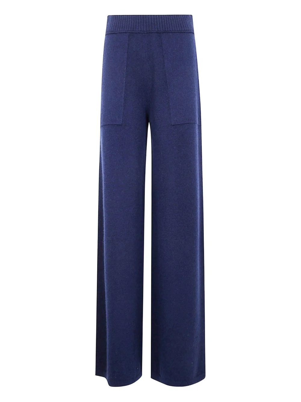 ribbed-trim pocket trousers - 1
