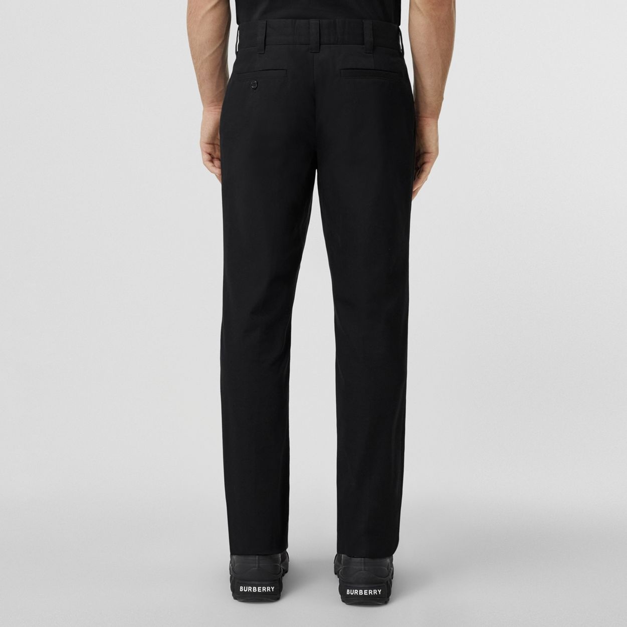 Cotton Gabardine Tailored Trousers - 4