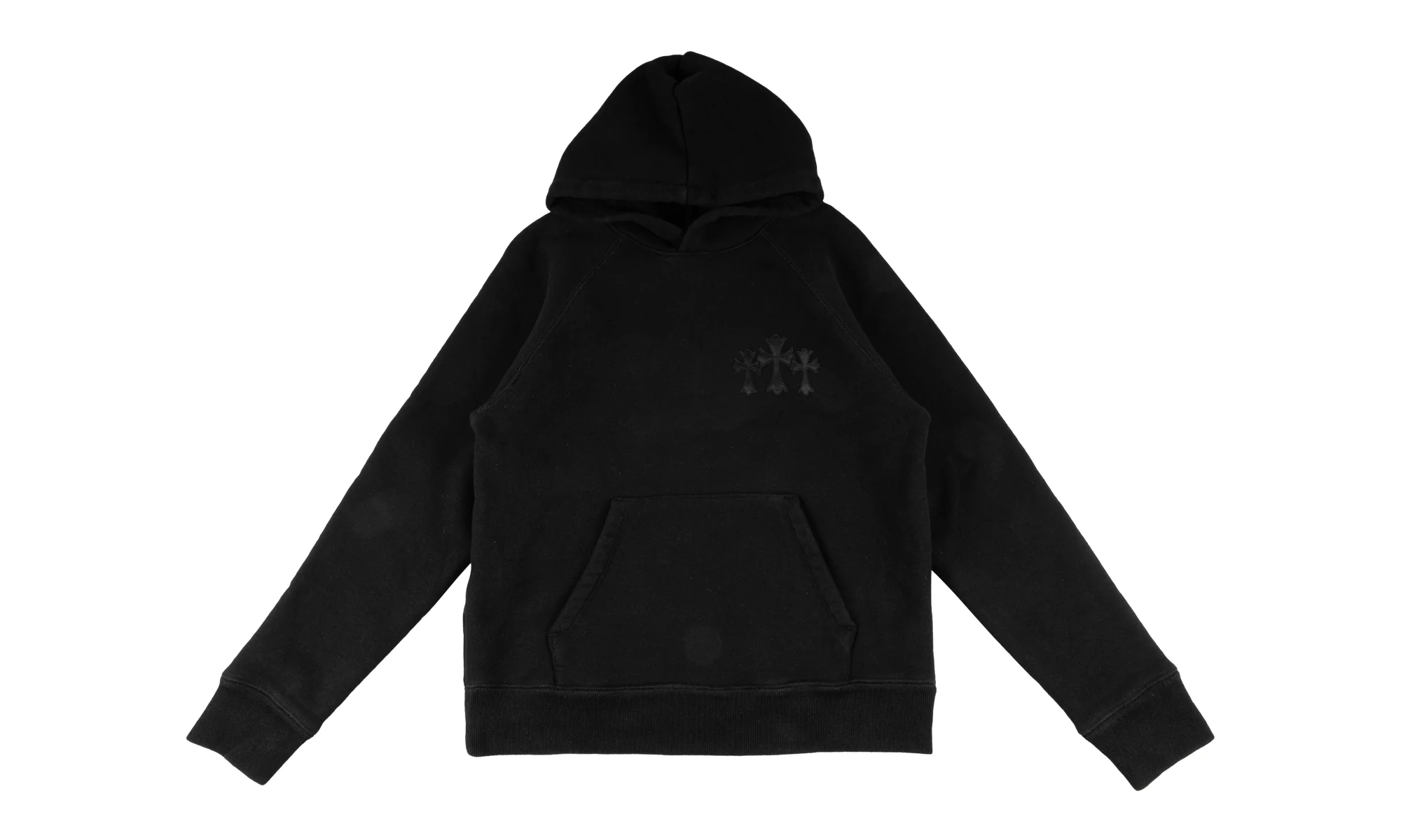 711 Cemetery Cross Nylon CH Hoodie "Black" CHRM1295 - 1