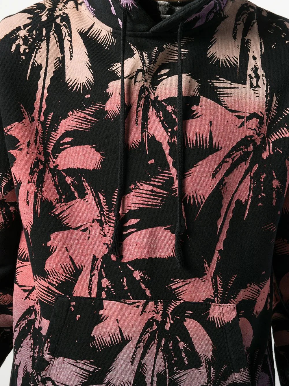 palm tree print hoodie - 5