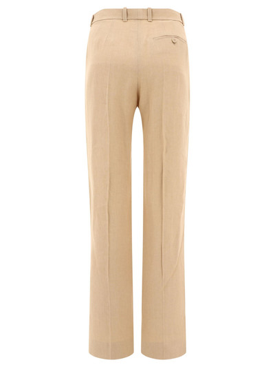 Chloé High-Rise Tailored Trousers Beige outlook