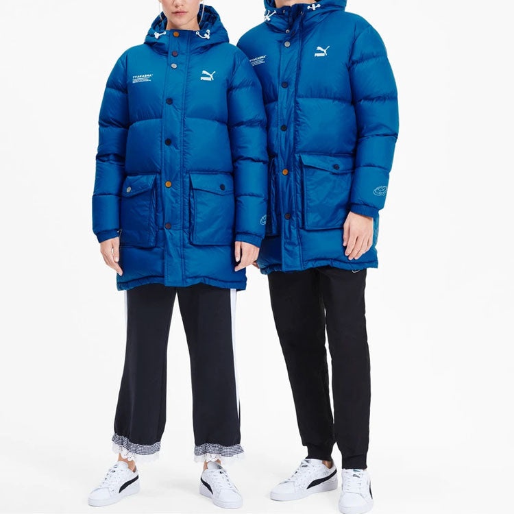 Puma x Tyakasha Down Parka 'Blue White' 595561-39 - 5