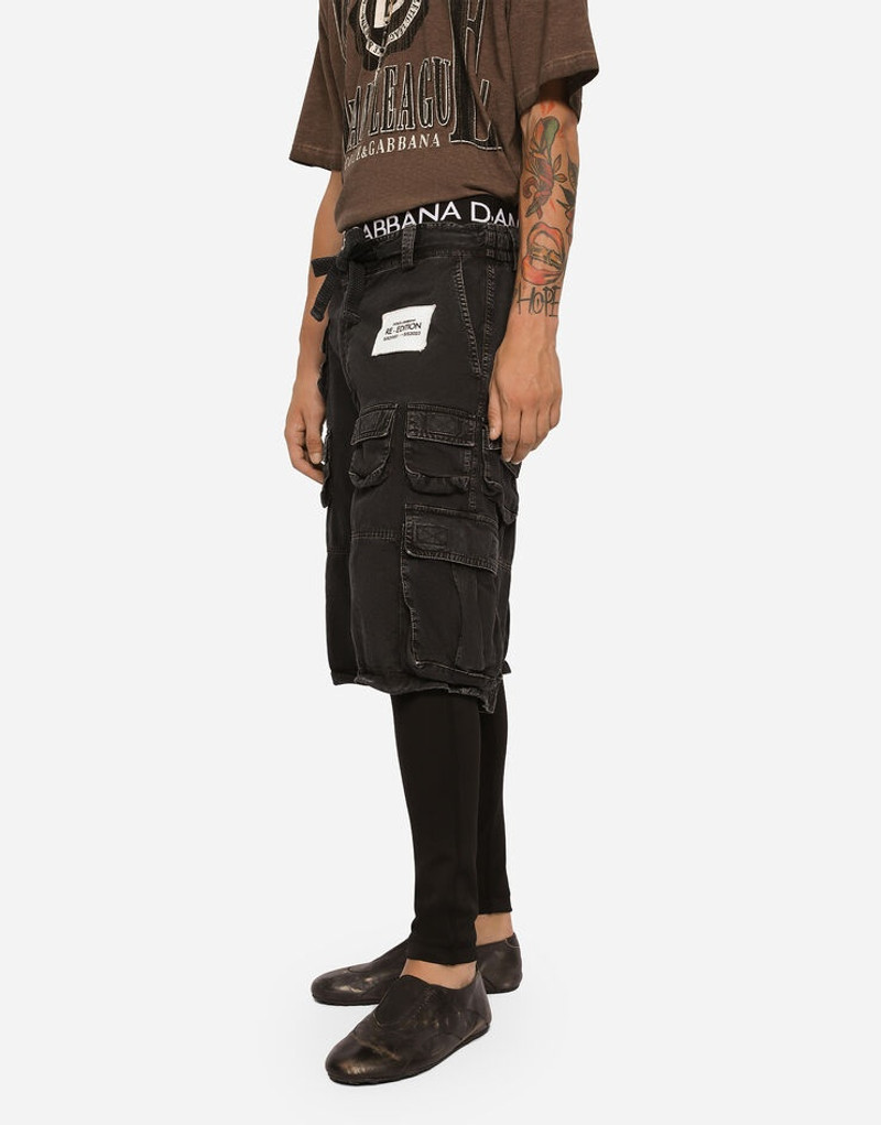 Garment-dyed cotton shorts 4