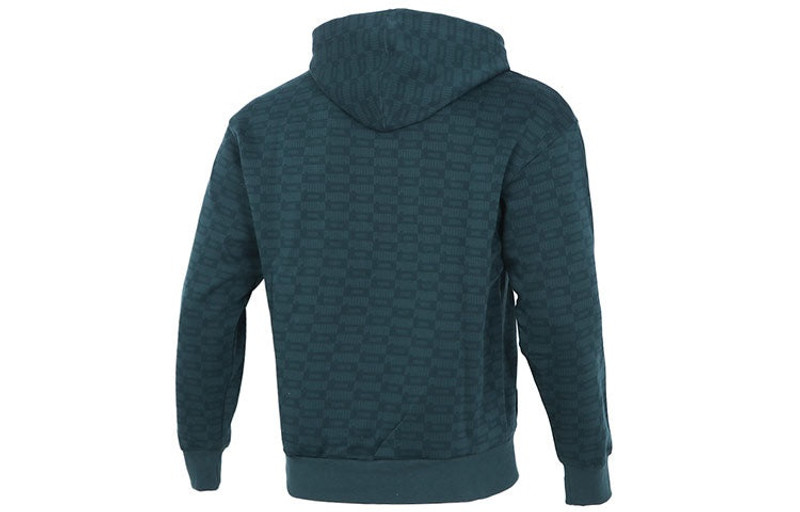PUMA PUMA Luxe Aop Full Print Logo Knit Green 534409-80 outlook