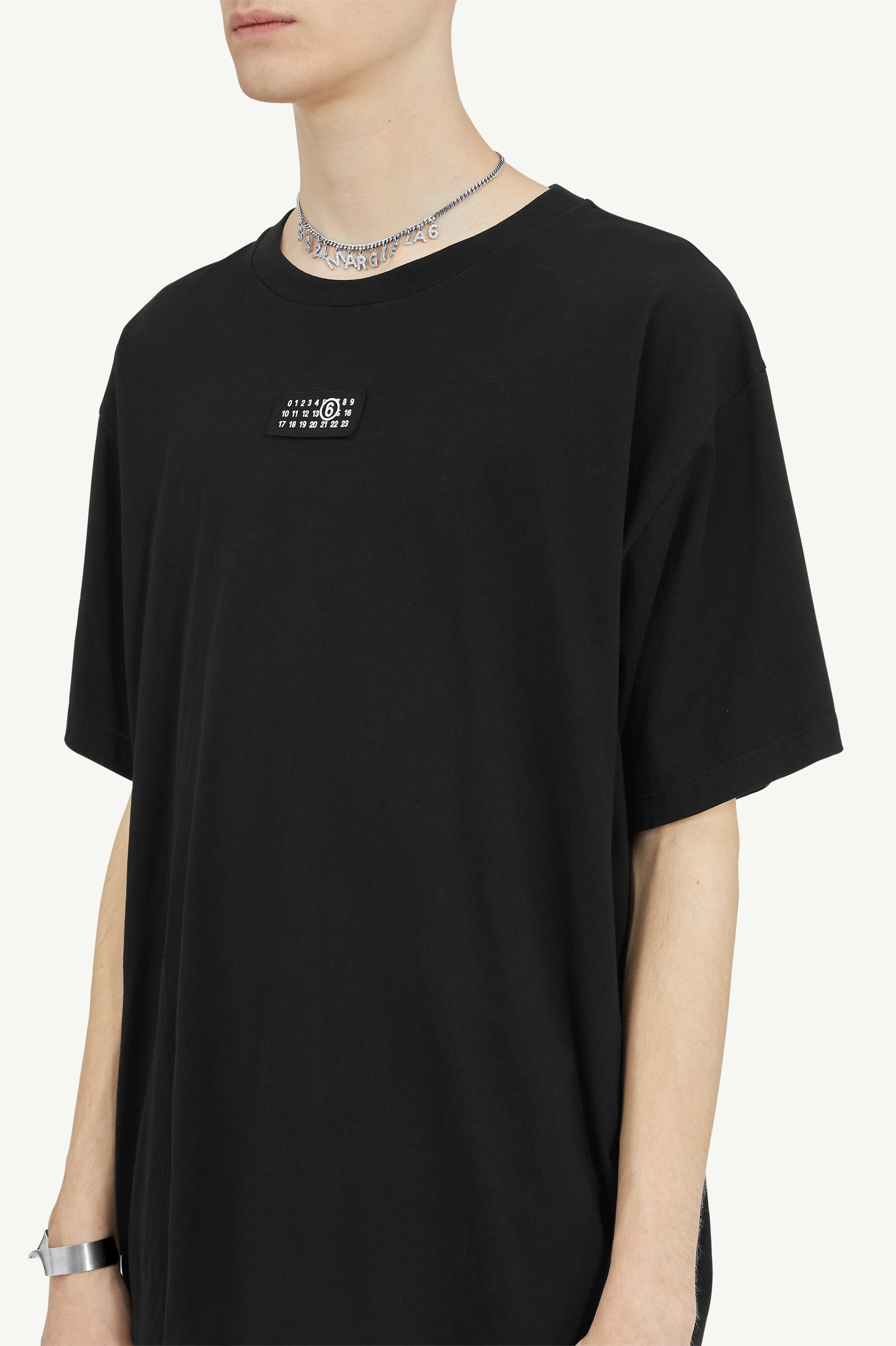 Ribbed Neck T-shirt - 5