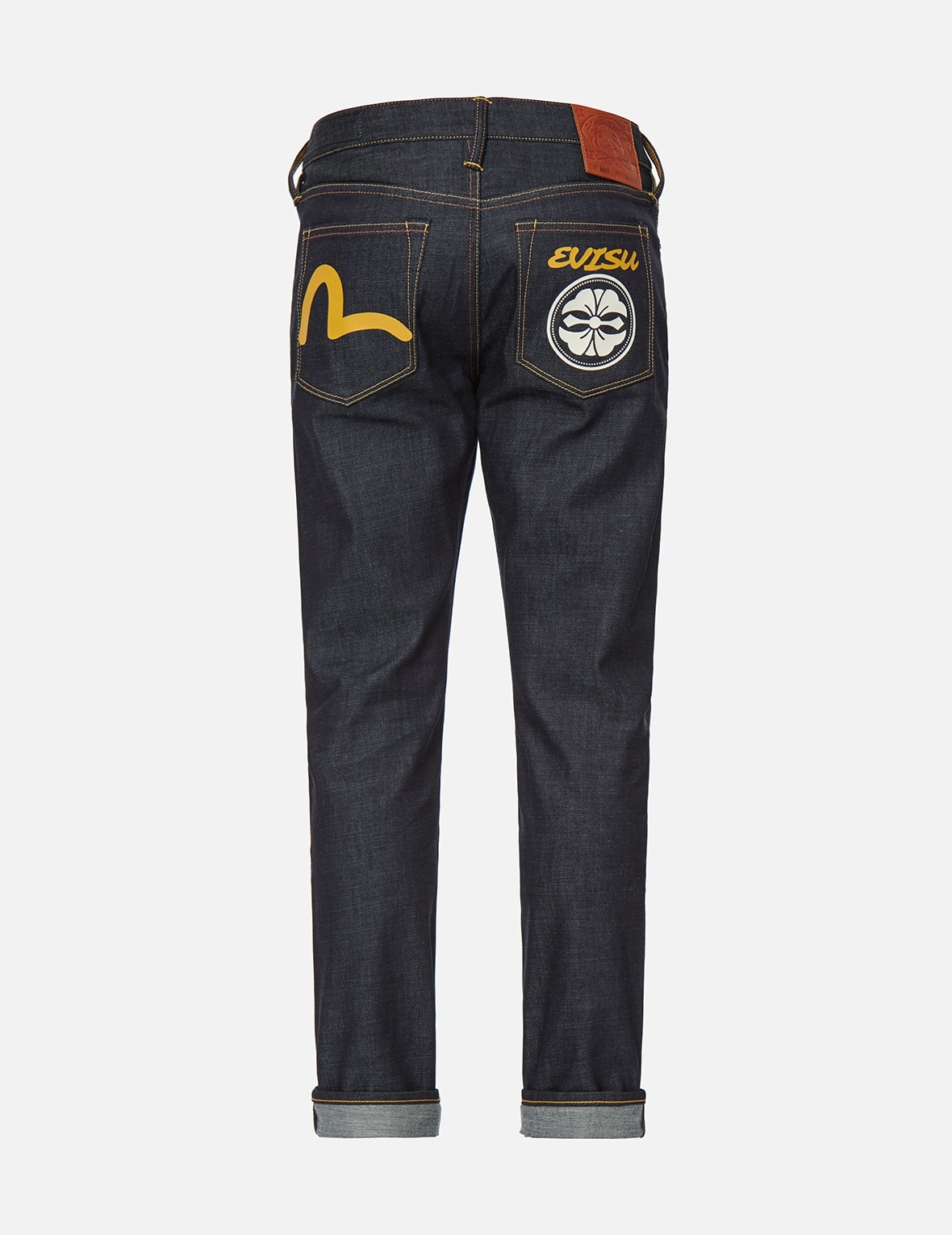 KAMON PRINT CARROT FIT RAW DENIM JEANS #2017 - 2
